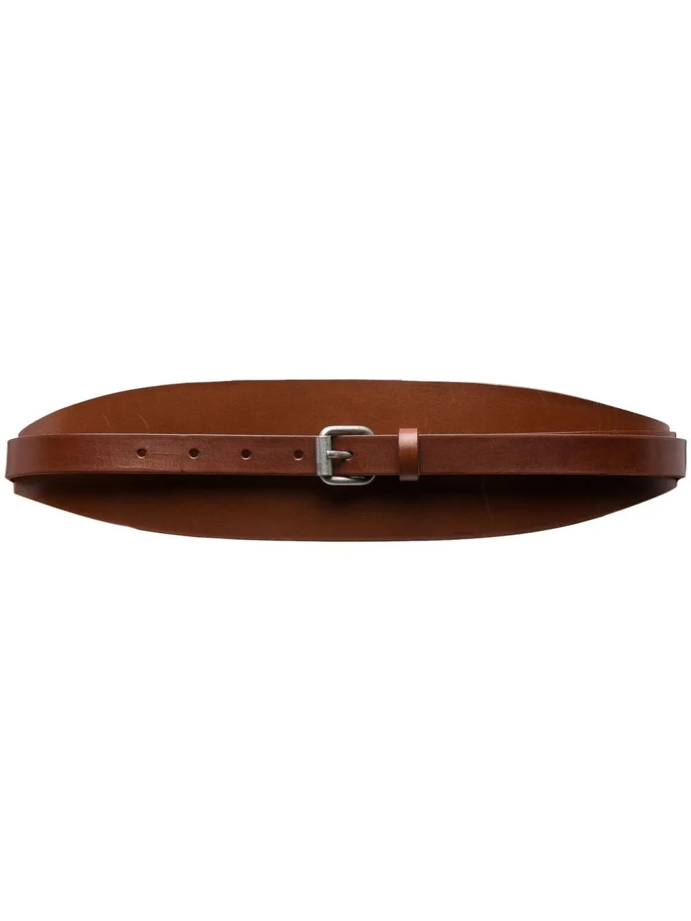 

DONDUP layered leather belt - Brown