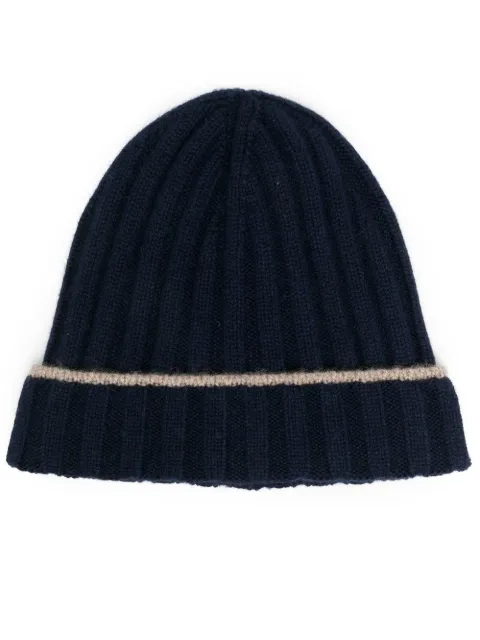 Brunello Cucinelli cashmere ribbed beanie