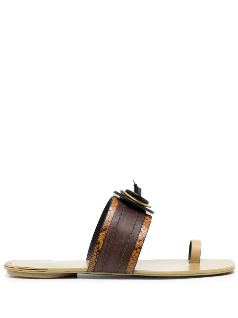 Tory Burch flip flops tejidos