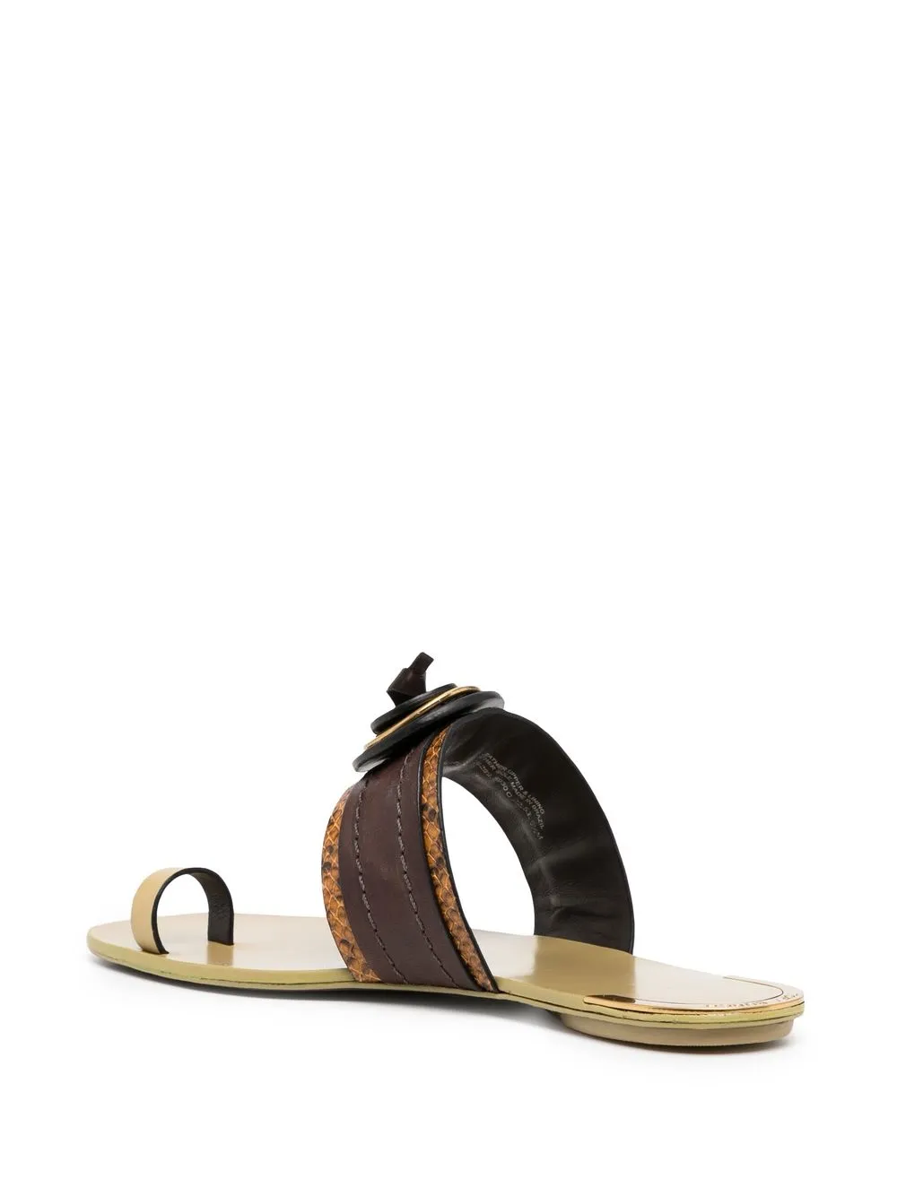  Tory Burch Artisanal Knit Slides - Brown 