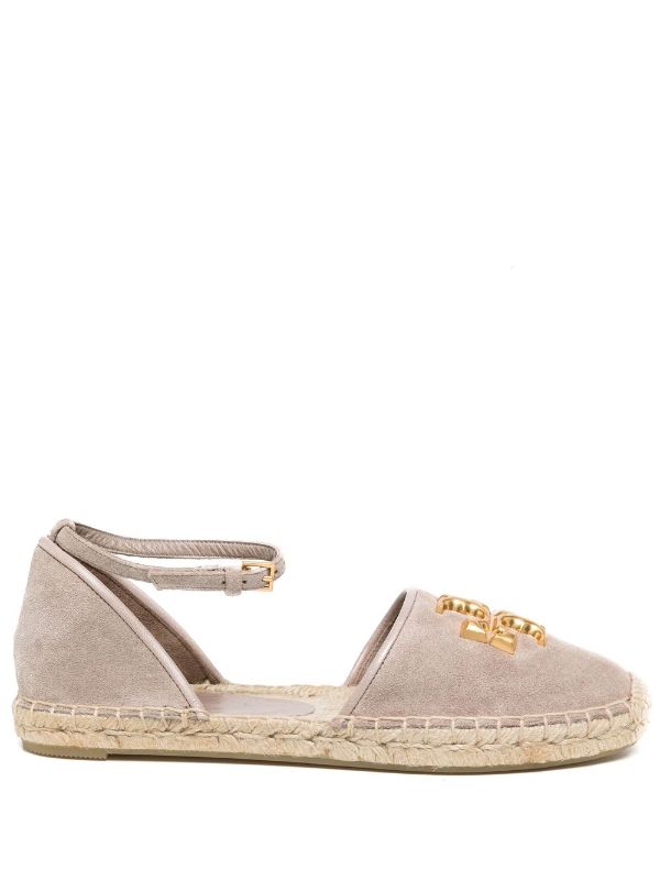 Tory Burch Eleanor Dorsay logo-plaque Espadrilles - Farfetch