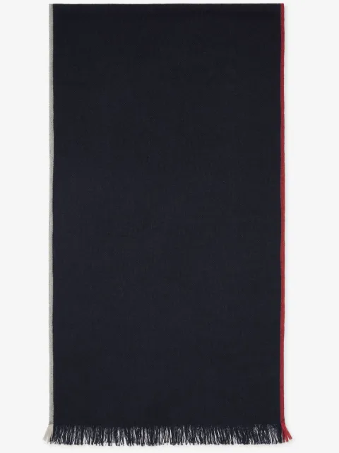 Brunello Cucinelli solid border fringed scarf