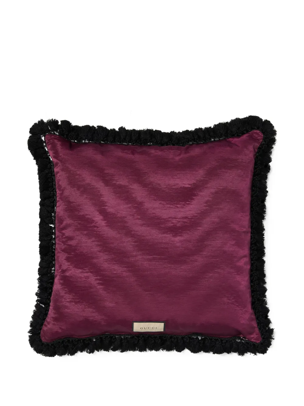 Gucci Floral Logo-embroidered Cushion In Multi
