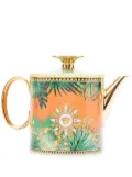 Versace mix-print ceramic teapot - Green