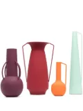 POLSPOTTEN Sunset Roman vases (set of 4) - Red