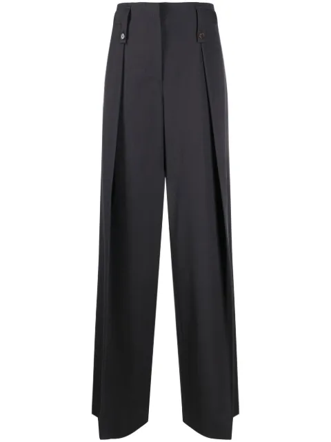 Low Classic pleated high-waisted trousers