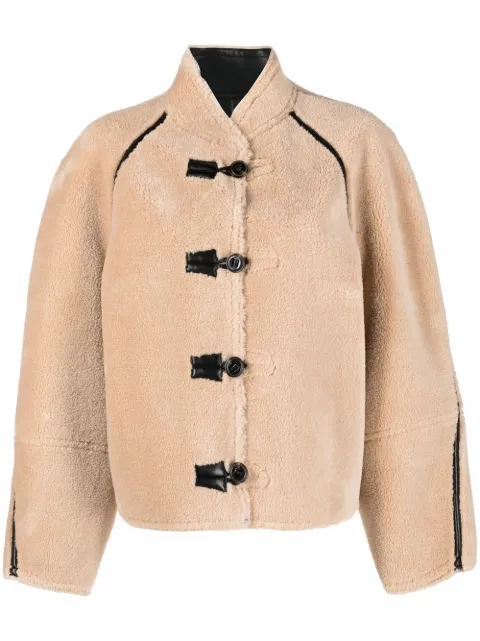 Low Classic reversible shearling coat