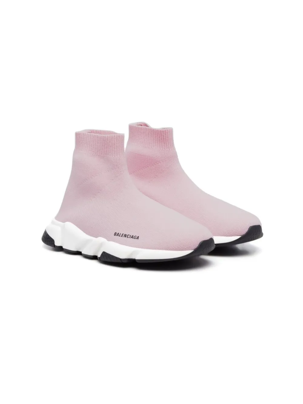 Pink balenciaga speed outlet trainers