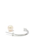 Delfina Delettrez 18kt white gold Dots pearl and diamond single earring - Silver