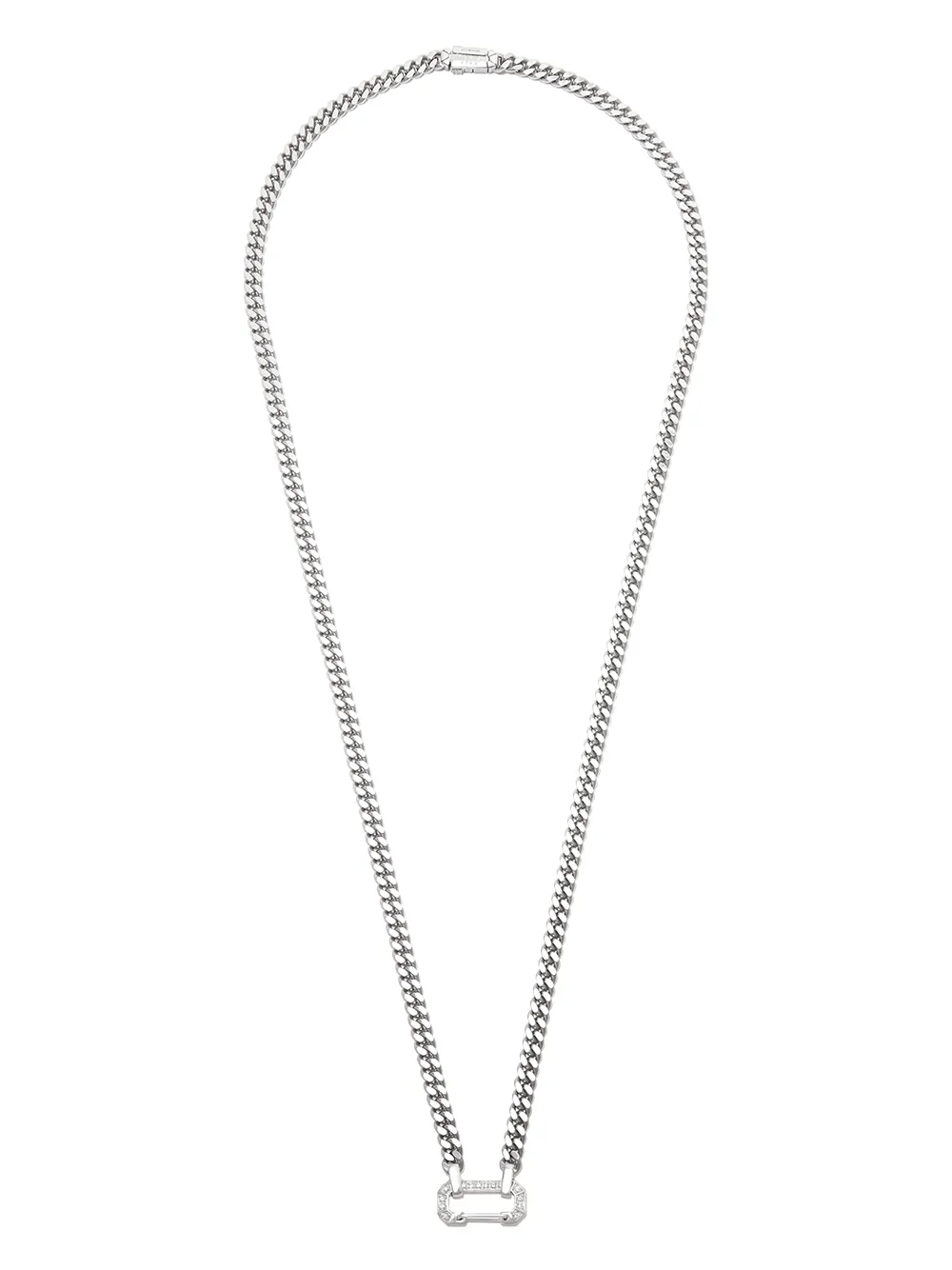 EÉRA collar de cadena en oro blanco de 18kt con diamantes | Image 2