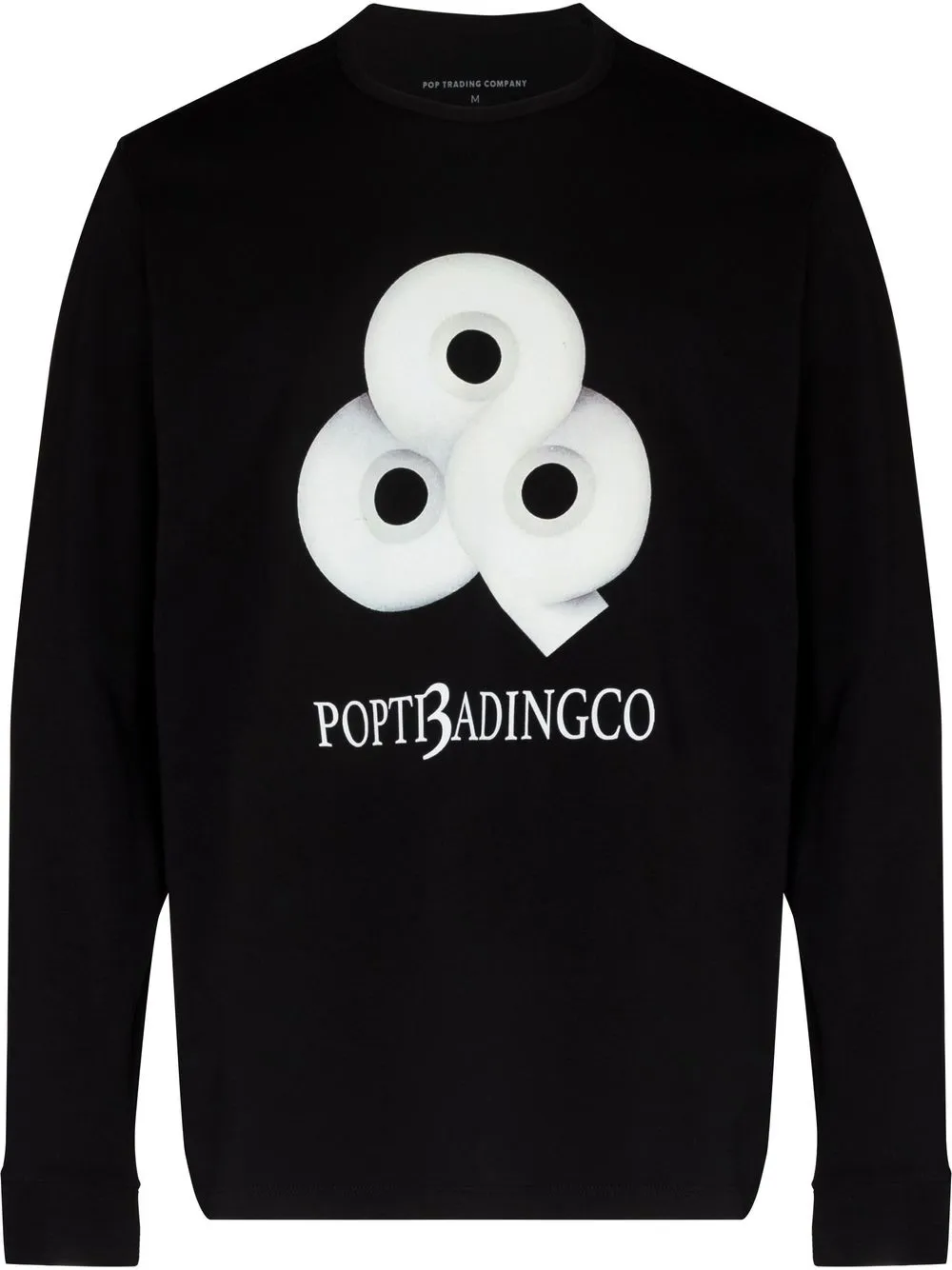 

Pop Trading Company sudadera Trilogy con logo estampado - Negro