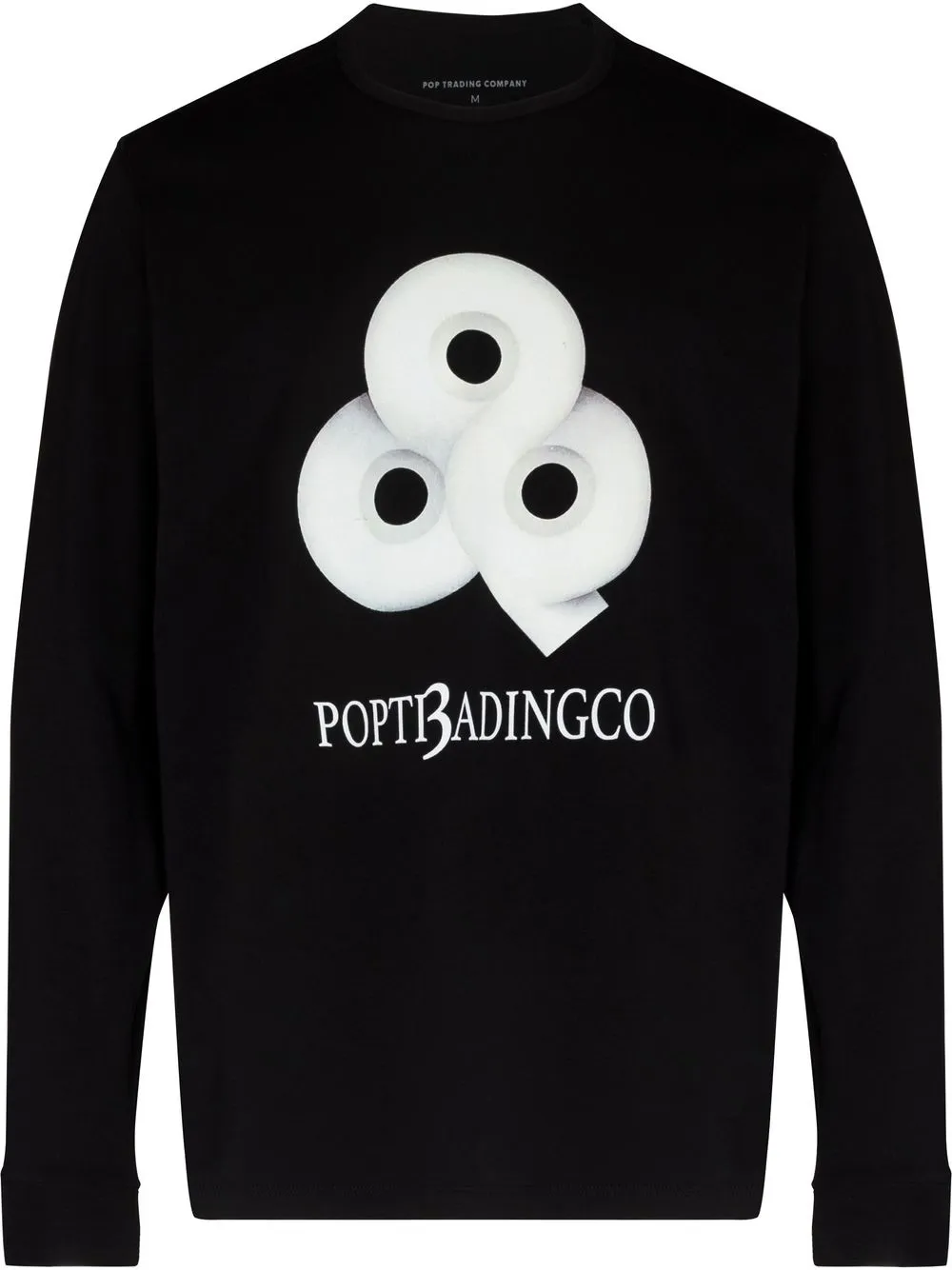 

Pop Trading Company Trilogy logo-print sweatshirt - Black