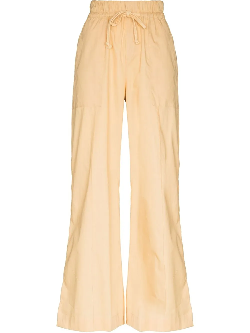 

Sea cut-out wide-leg trousers - Neutrals