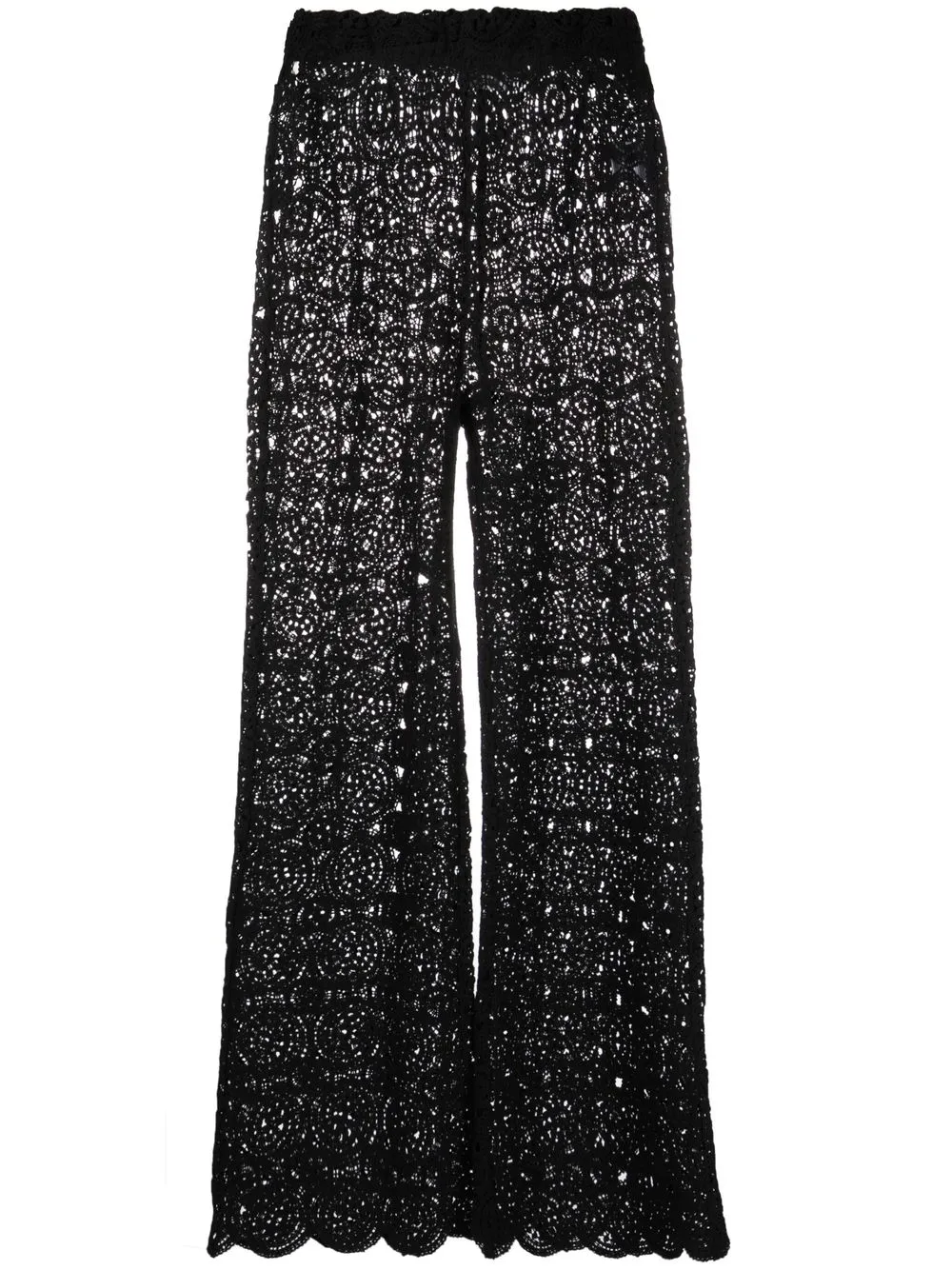 

ROTATE pantalones de crochet Nola - Negro