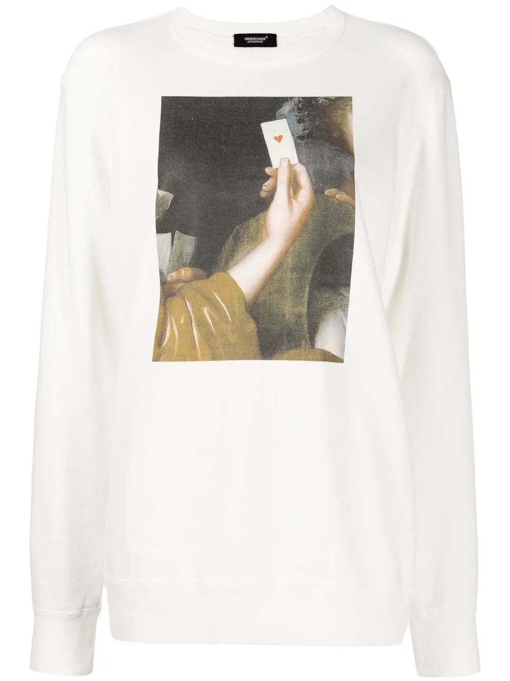 

Undercover graphic-print cotton sweatshirt - White