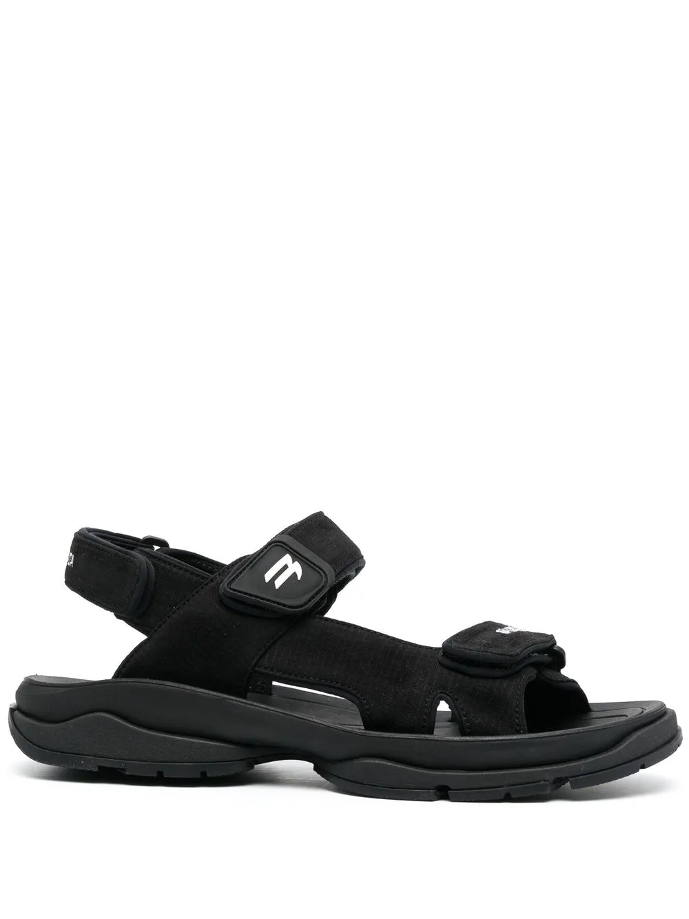 Image 1 of Balenciaga Tourist logo touch-strap sandals