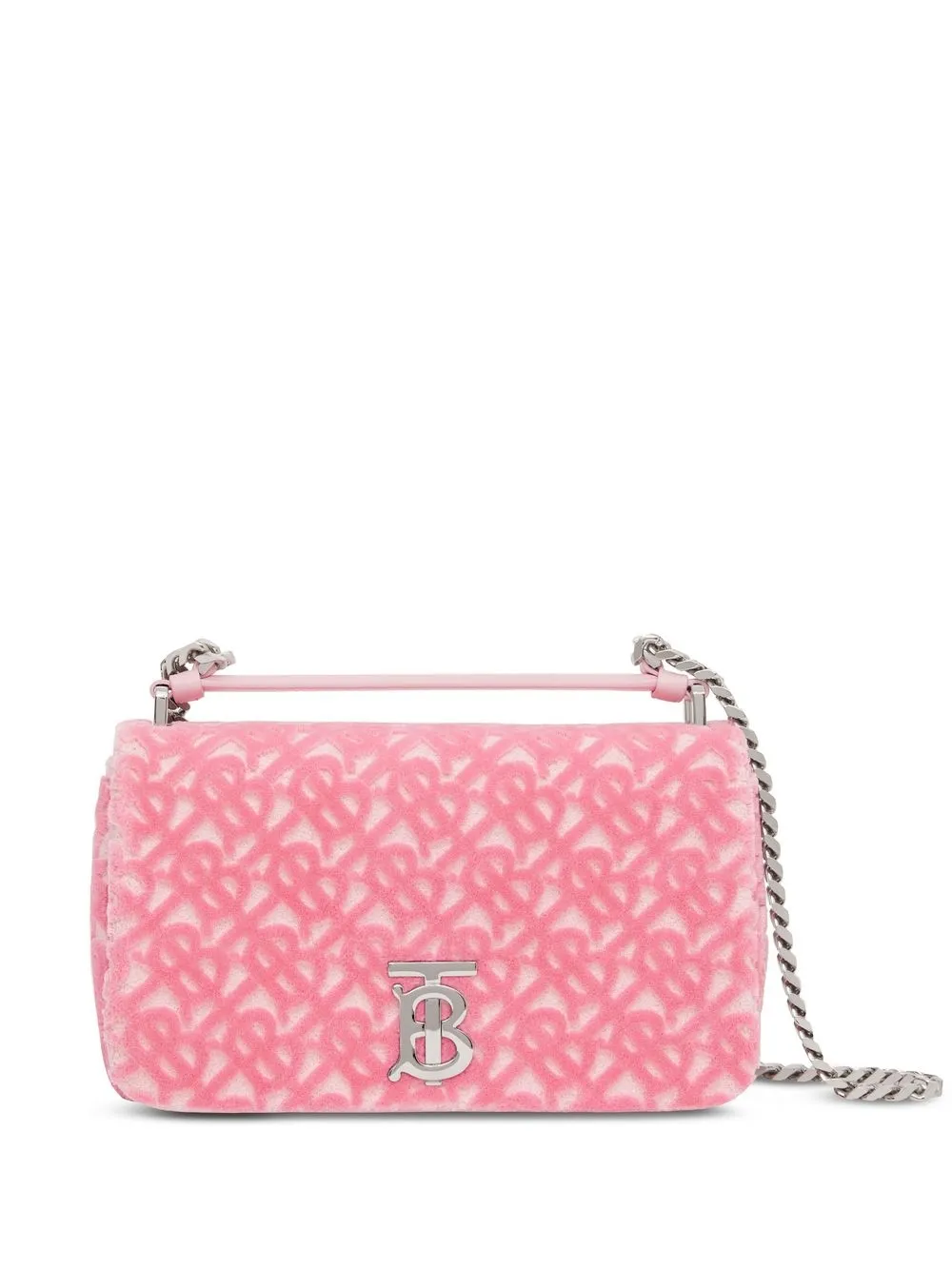 

Burberry Lola chenille crossbody bag - Pink