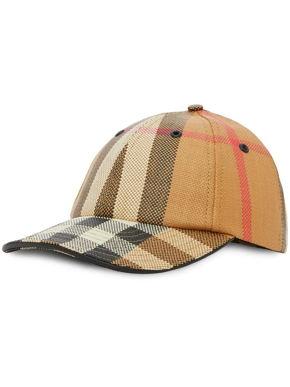 

Burberry gorra con motivo de rayas - Marrón