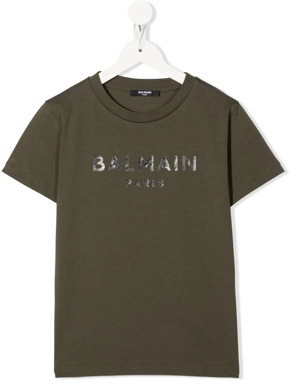 

Balmain Kids playera con logo estampado - Verde