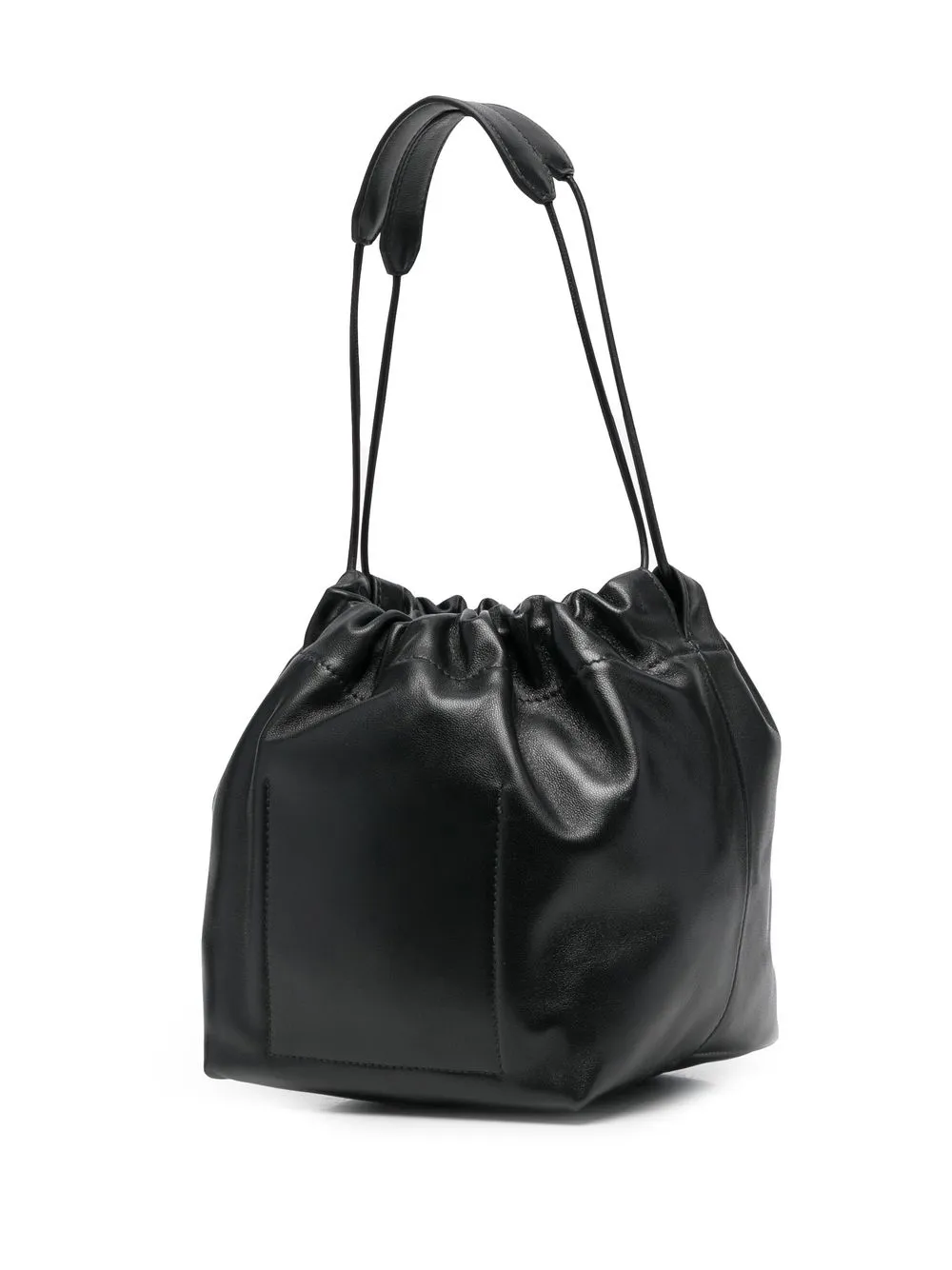 drawstring-fastening shoulder bag