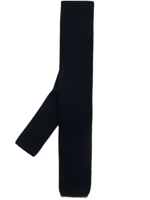 Brunello Cucinelli фактурный галстук из шерсти
