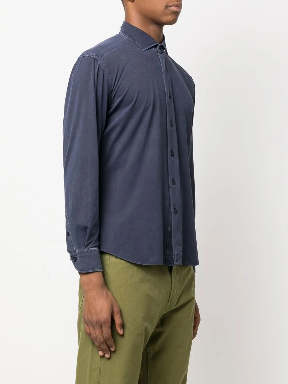 Xacus Ausgeblichenes Hemd   Blau 