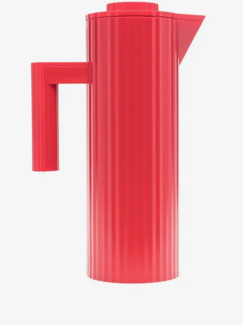 Alessi ribbed-detail cylindrical jug