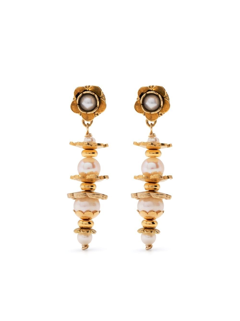 Brinker & Eliza faux-pearl drop earrings