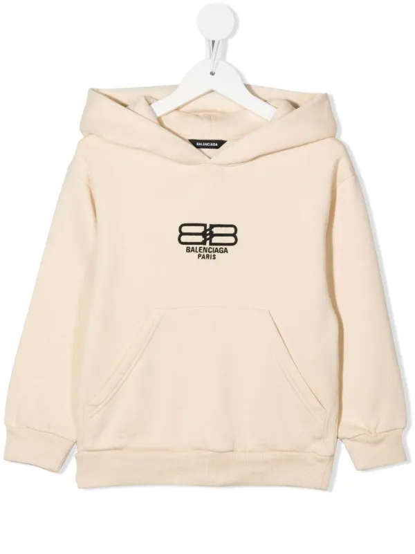 Balenciaga Kids BB Paris Hoodie - Farfetch