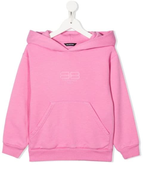 Balenciaga Kids - BB Paris Icon cotton hoodie