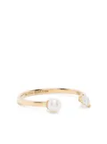 Delfina Delettrez 18kt yellow gold Dots pearl and diamond ring - Silver
