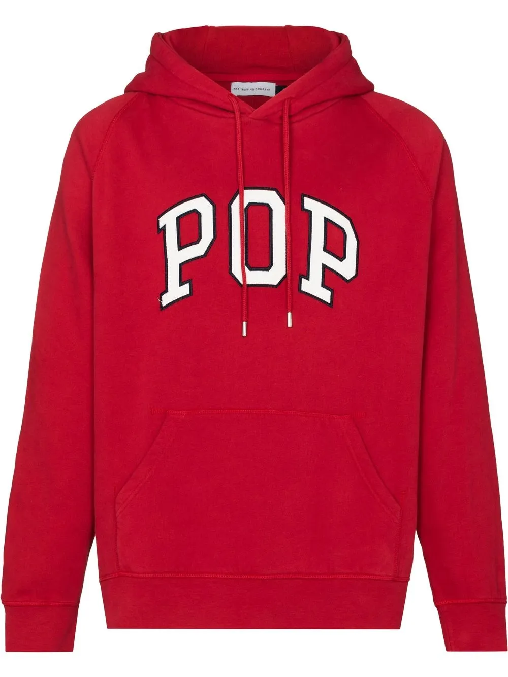 

Pop Trading Company hoodie con logo bordado - Rojo