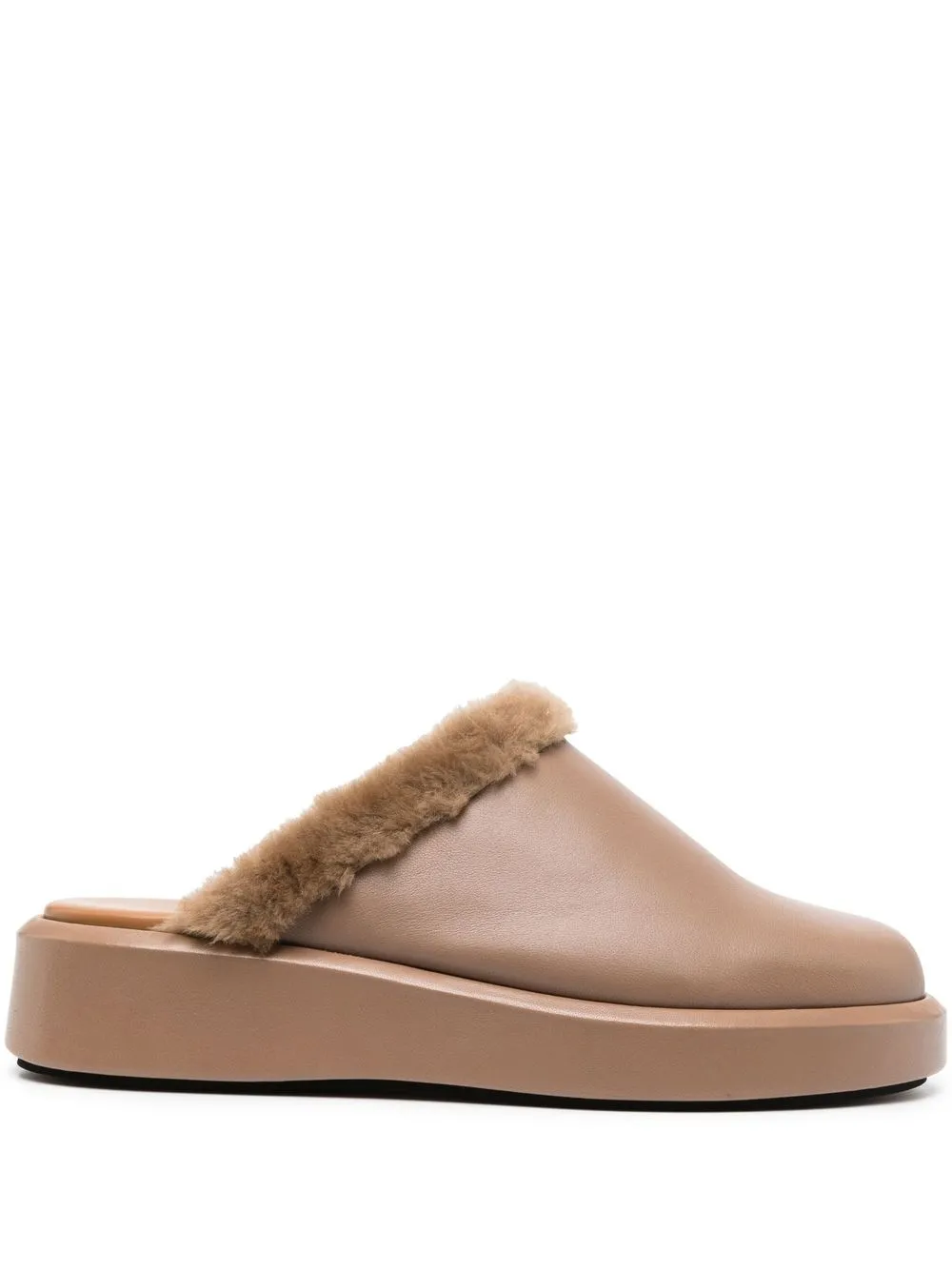 

ATP Atelier Ferrara flatform slip-on mules - Brown