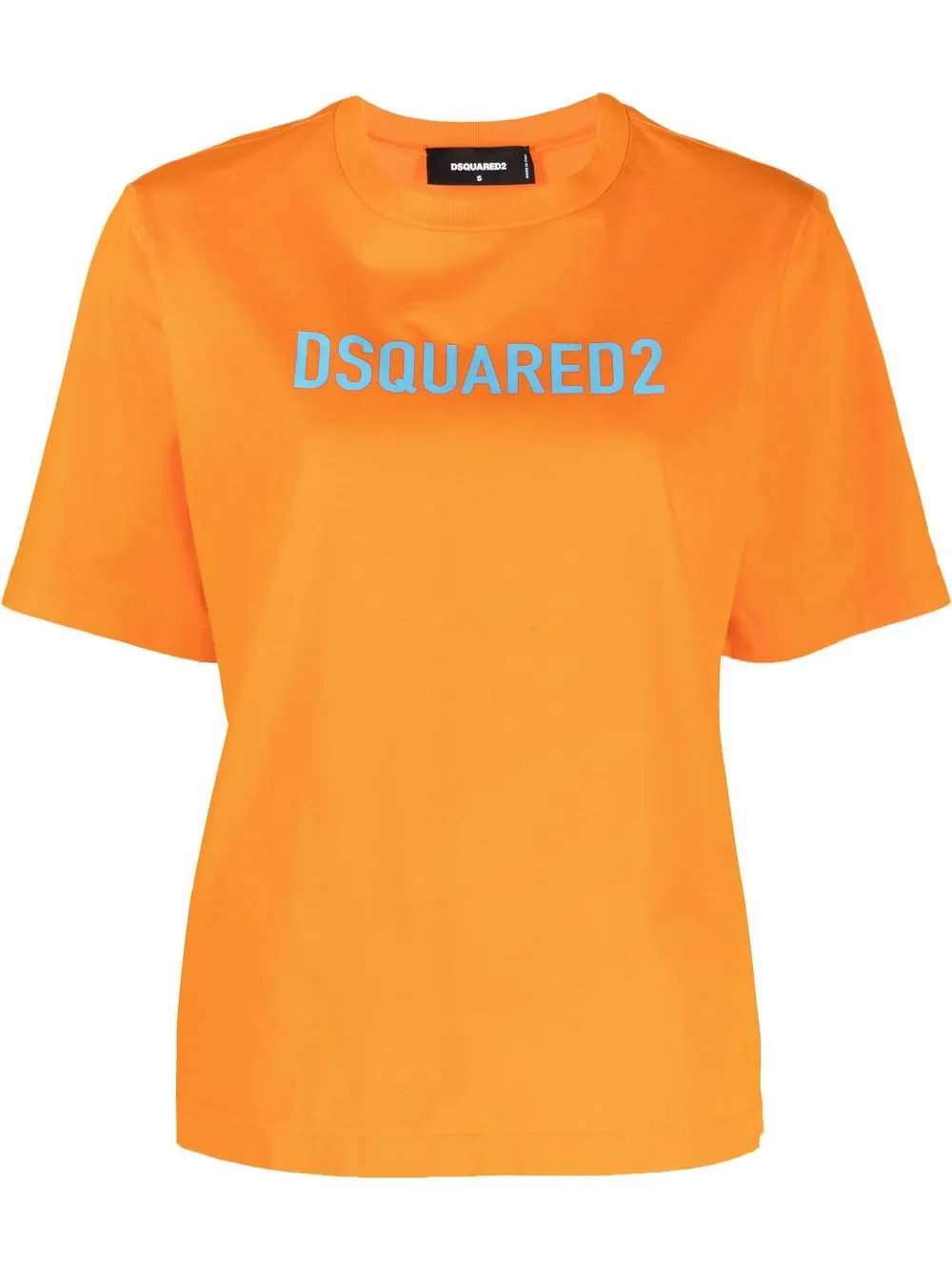 

Dsquared2 logo-print cotton T-shirt - Orange