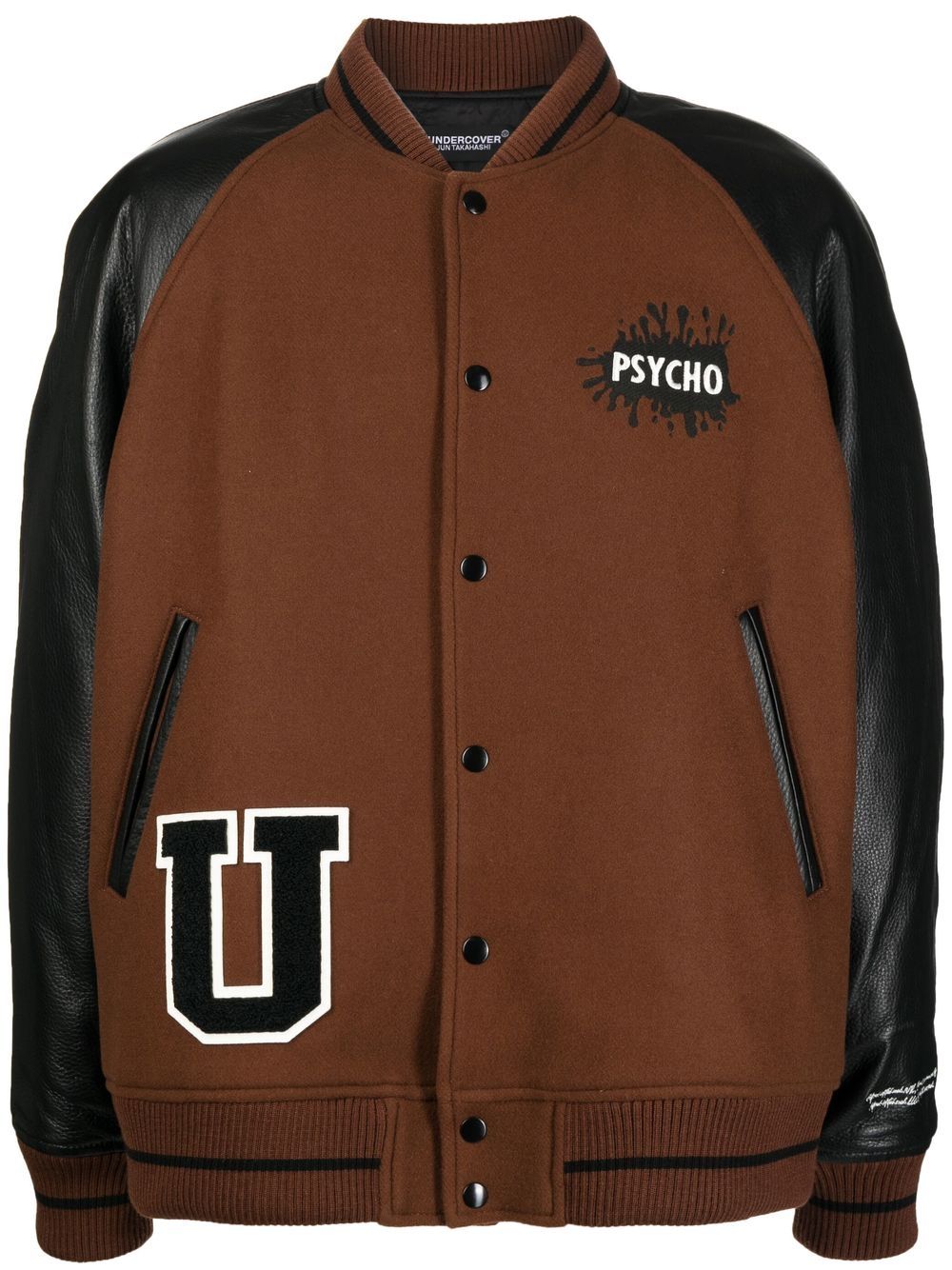 x Psycho patch bomber jacket