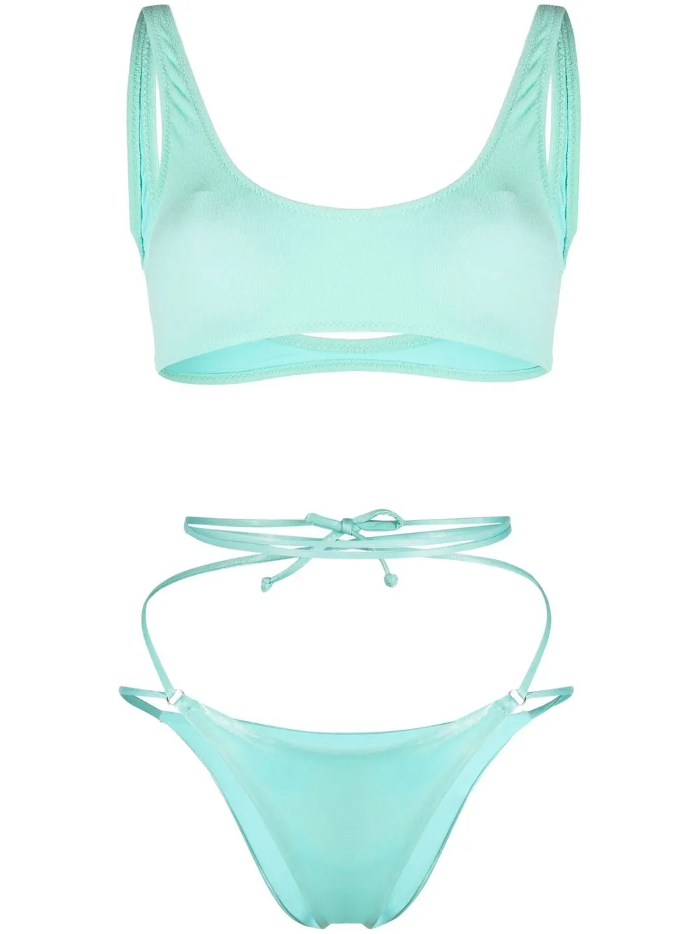 

Matinèe bikini Elodie con cuello redondo de Matinée x Eraldo - Azul