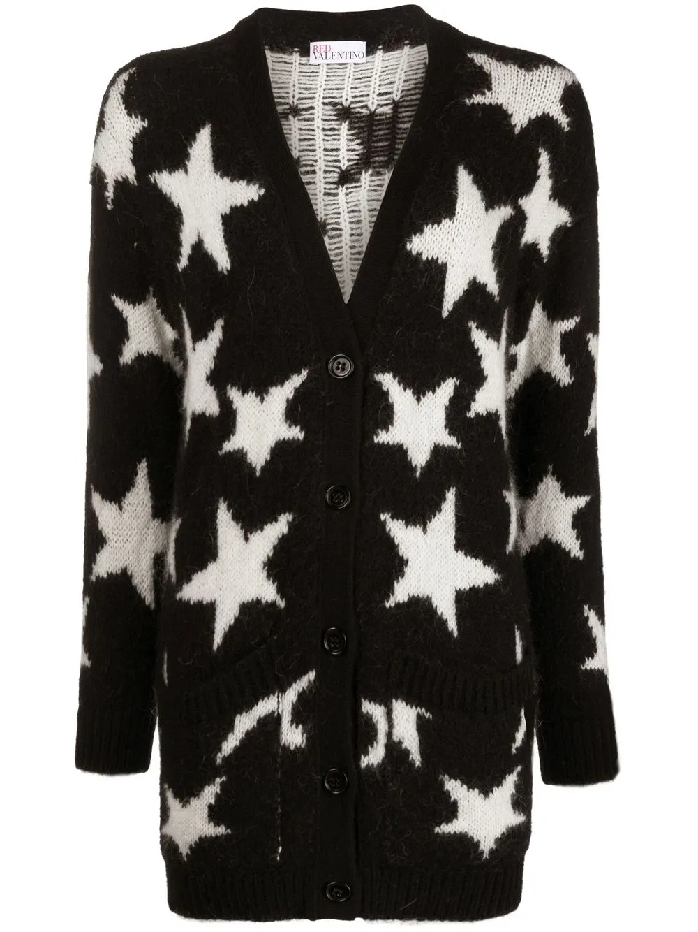 RED Valentino long-sleeved star cardigan | Smart Closet