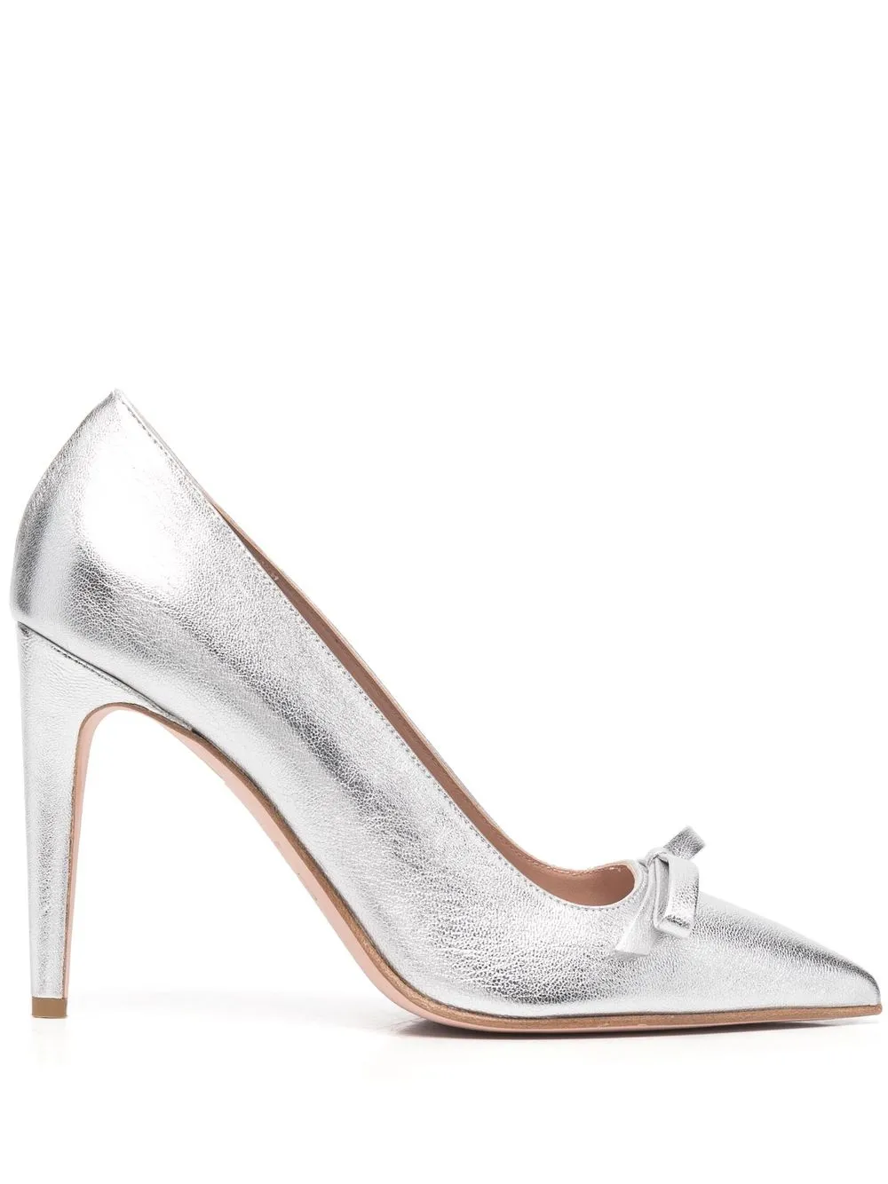 

RED(V) 110mm bow-detail pumps - Silver