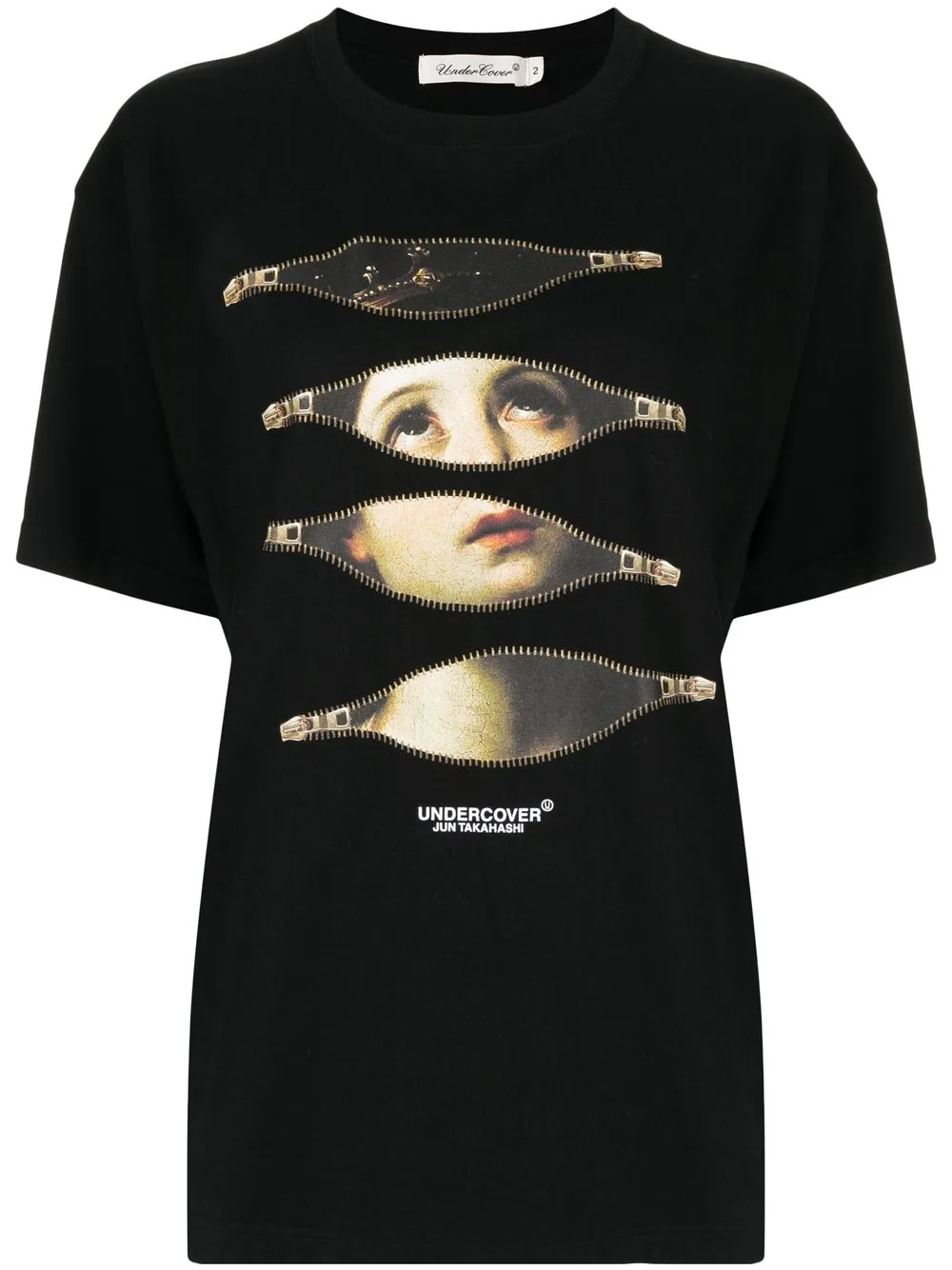 

Undercover graphic-print cotton T-shirt - Black