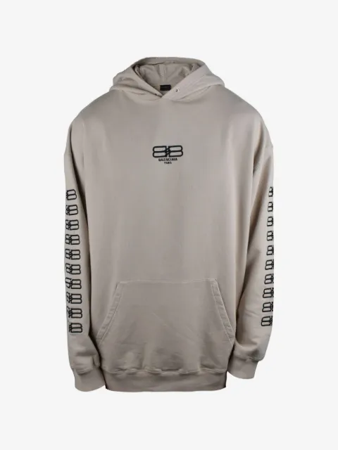 Balenciaga hoodie con logo bordado
