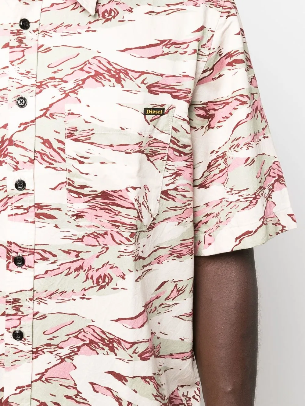 diesel pink flamingo shirt