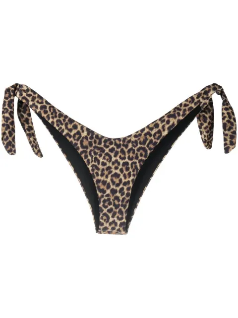 Matinèe Nadine leopard-print tied bikini briefs