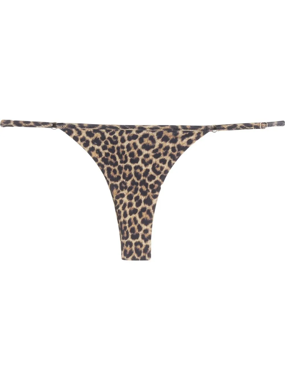 

Matinèe leopard-print slip-on bikini briefs - Brown