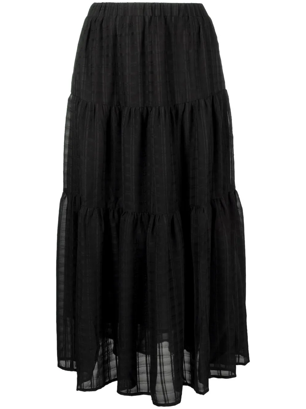 

tout a coup falda corta con diseño de paneles - Negro