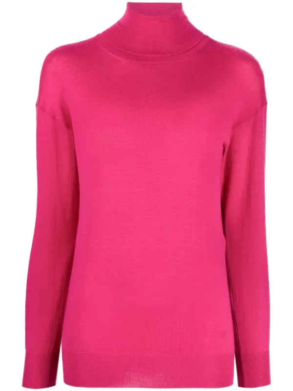 Tom Ford High-neck Knitted Top in Pink