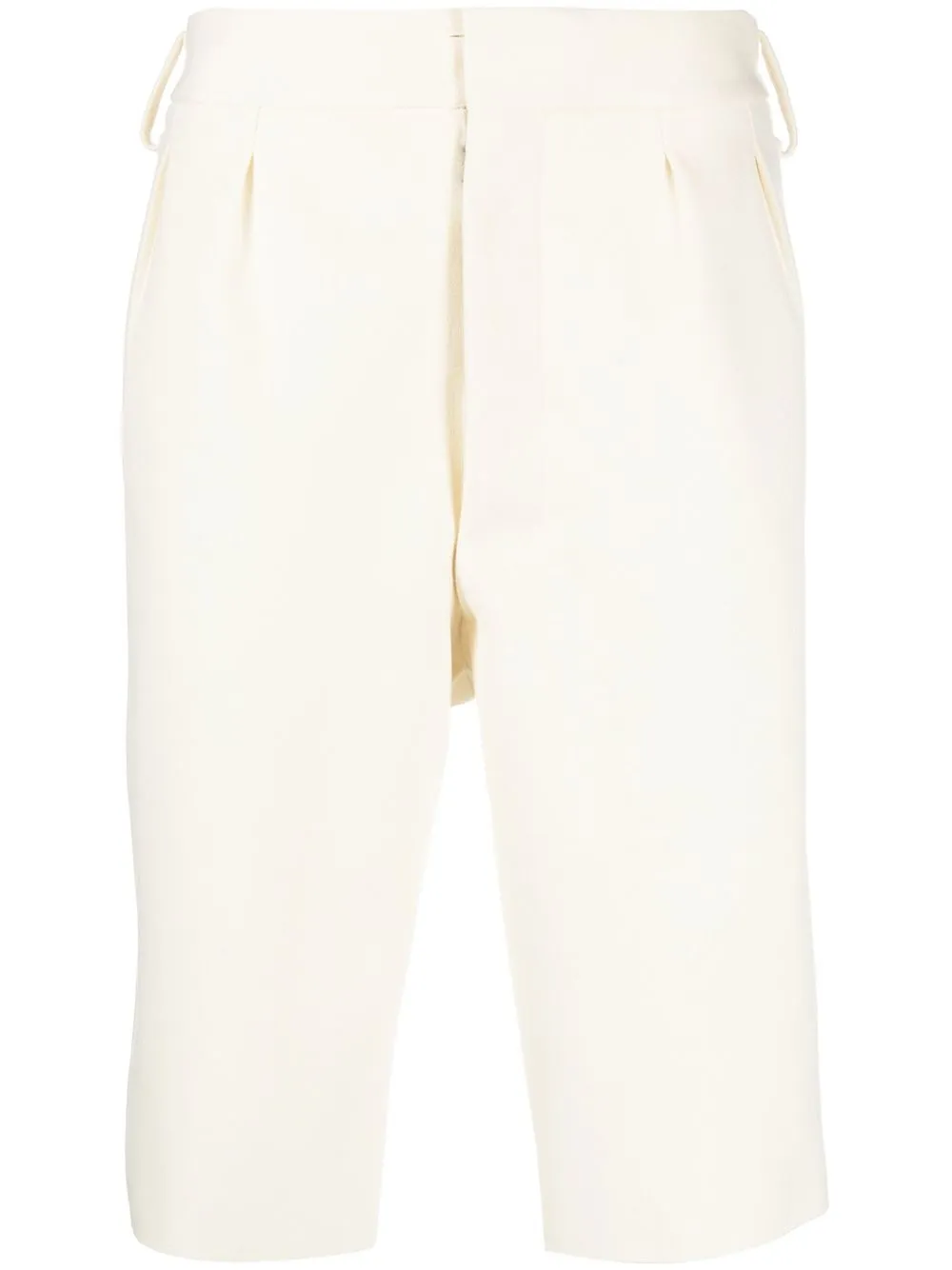 

Maison Margiela wide-leg wool shorts - Neutrals