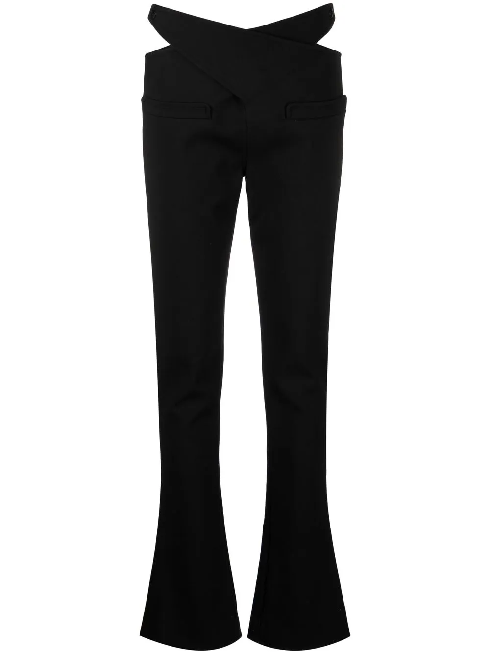 

Courrèges cut-out detail trousers - Black