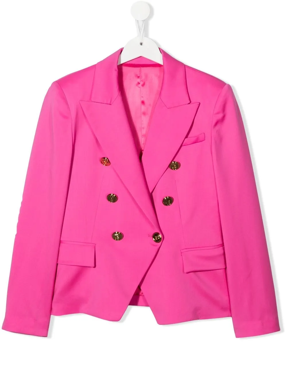 

Balmain Kids blazer con doble botonadura - Rosado