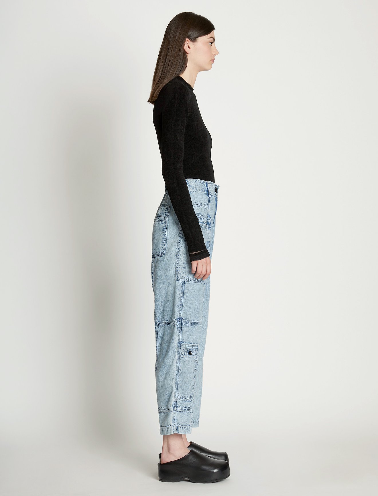 Chambray Pocket Pants #1