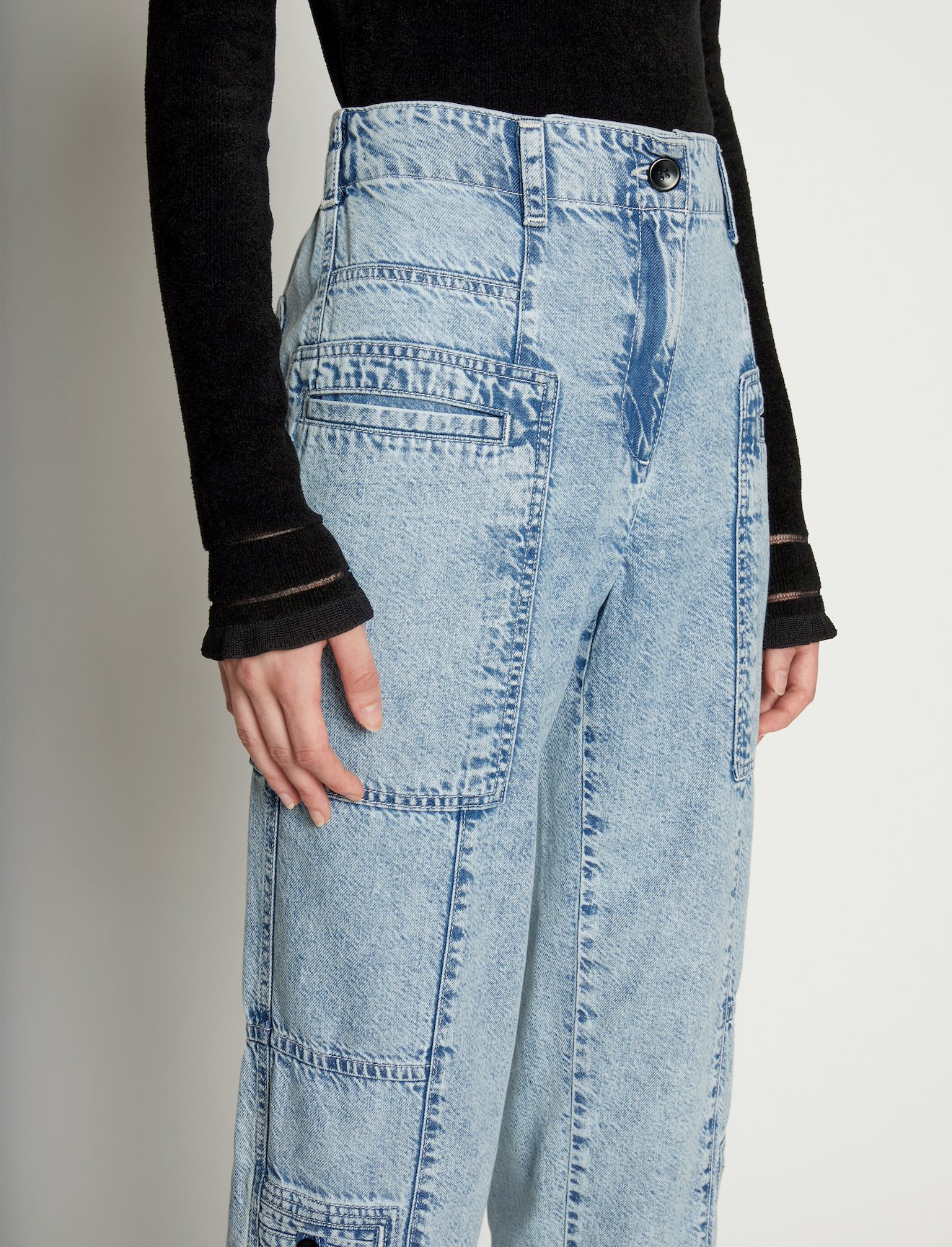 Chambray Pocket Pants #3